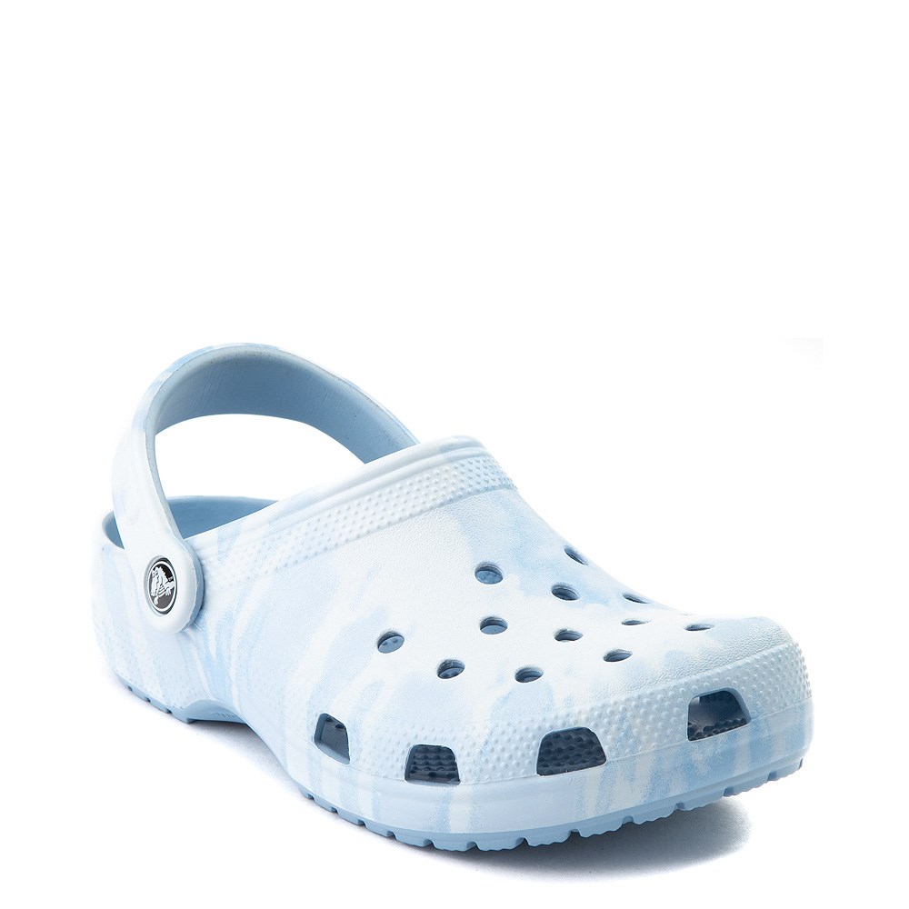 light blue crocs