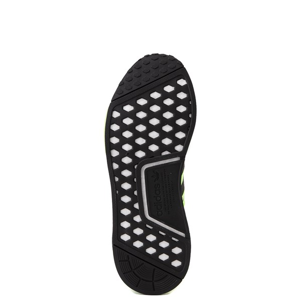 white and black nmds