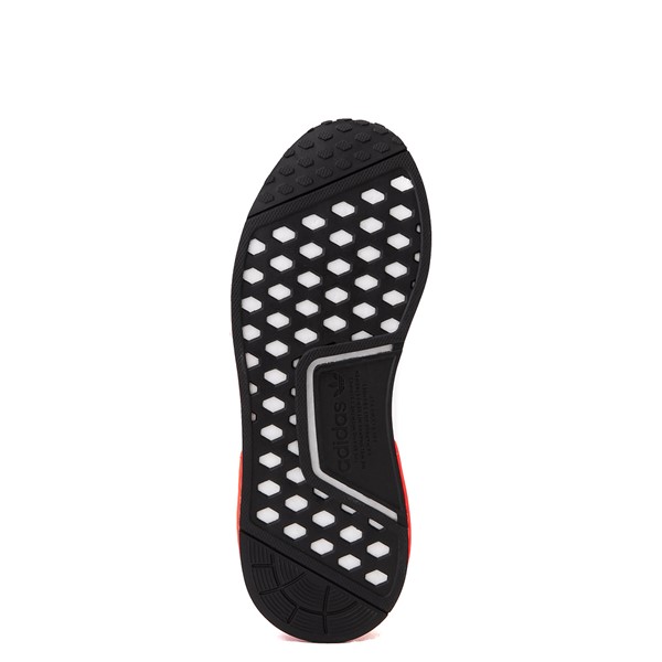 Mens adidas NMD R1 Athletic Shoe - White / Solar Red ...