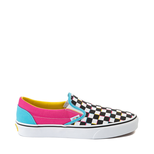 Main view of Vans Slip On Checkerboard Skate Shoe - Multicolor