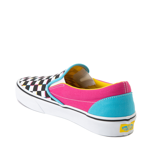 alternate view Vans Slip-On Checkerboard Skate Shoe - MulticolorALT1