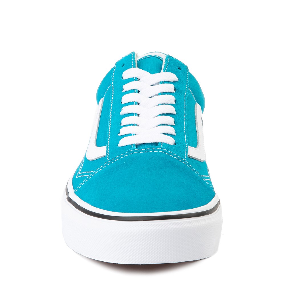 turquoise and pink vans