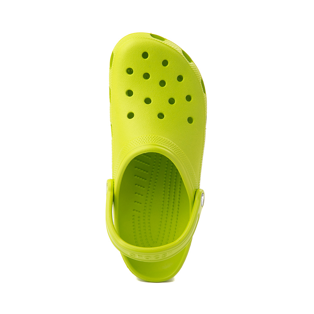 lime green crocs women's