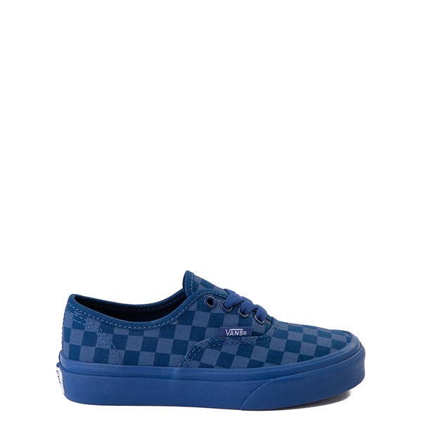 vans blue checkered shoes