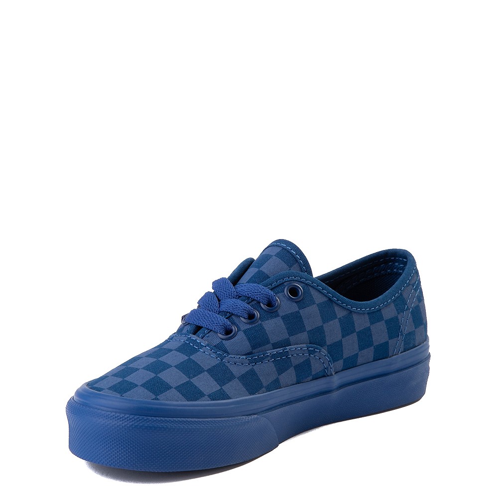 vans blue and checkered