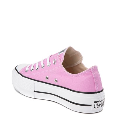 converse pink platform