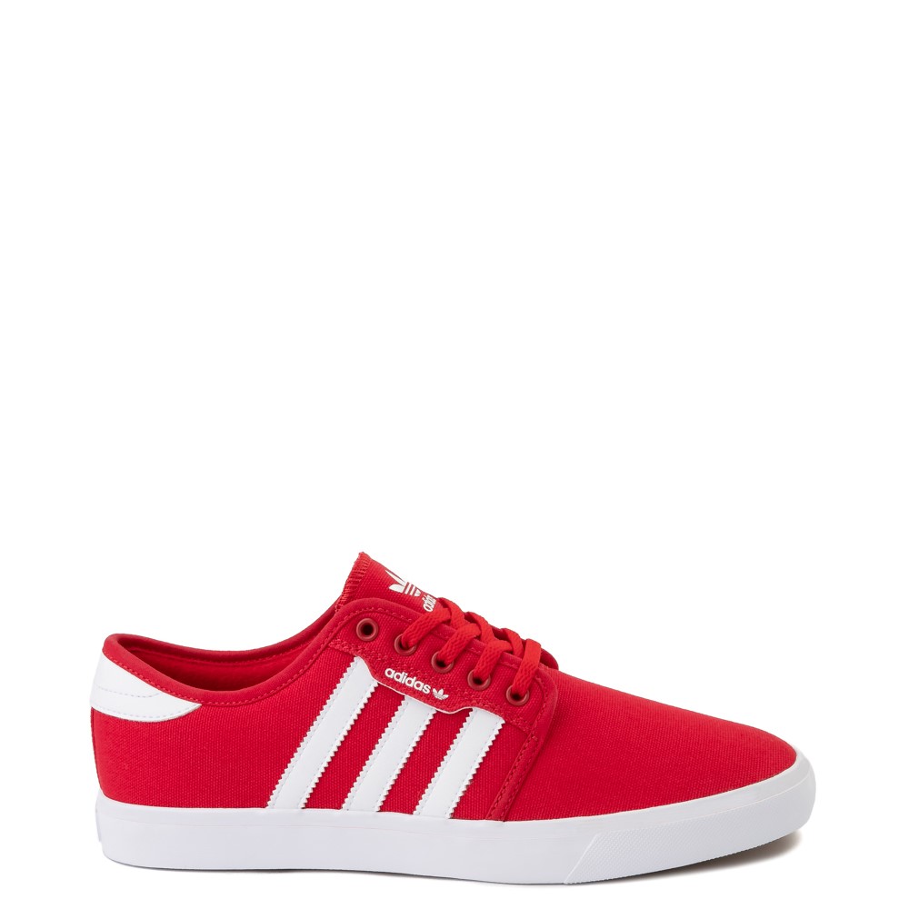 adidas men's seeley skate shoe red