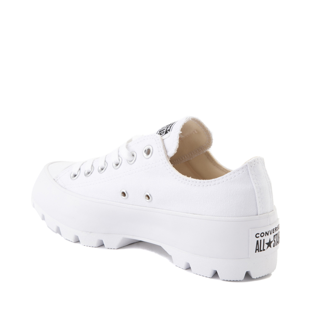 white low top converse womens