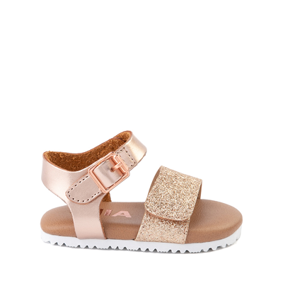 rose gold baby sandals