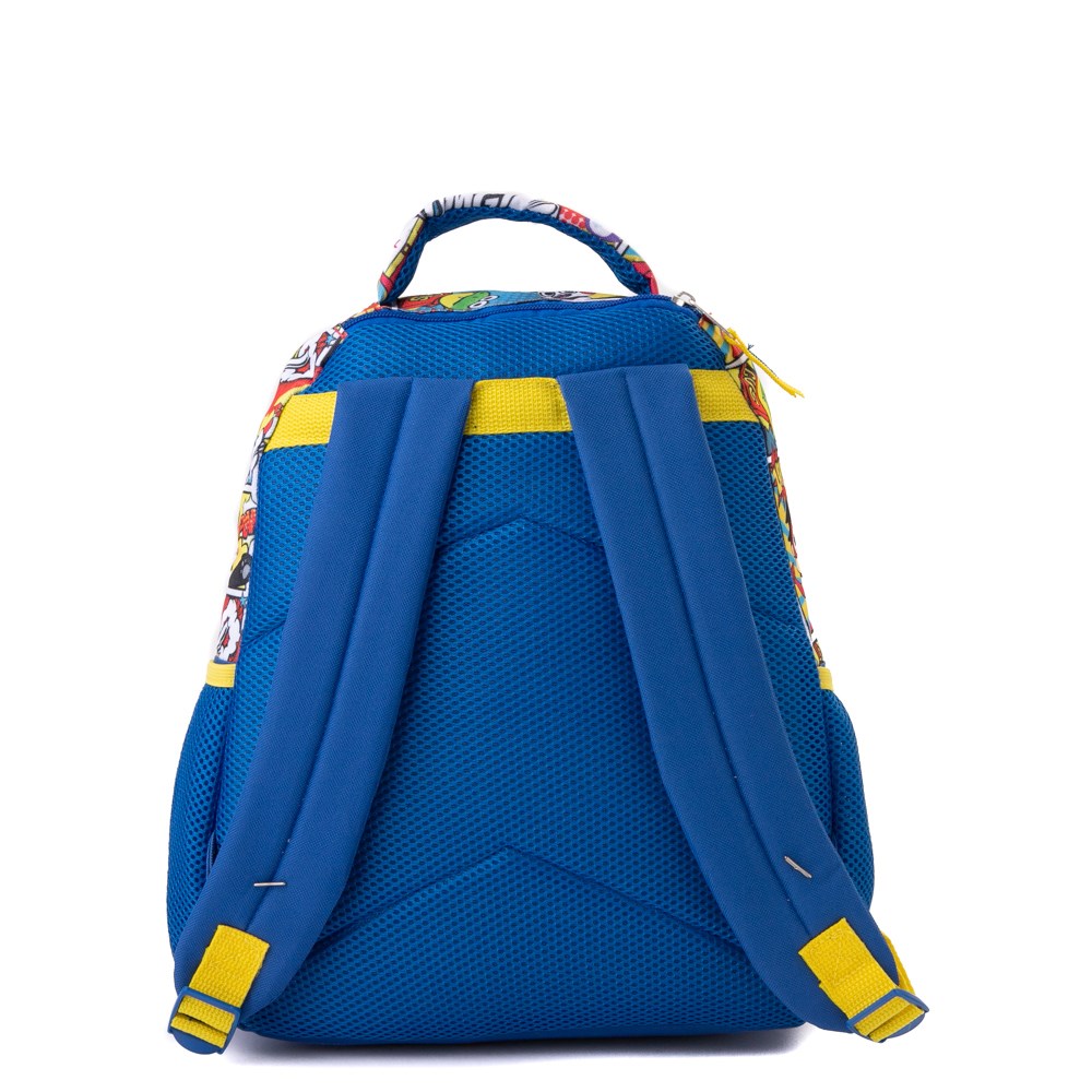 electric blue backpack