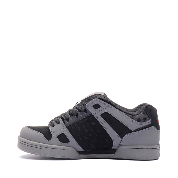alternate view Mens DVS Celsius Skate Shoe - Charcoal / Black / RedALT1