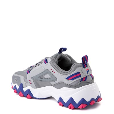 grey and pink fila shoes