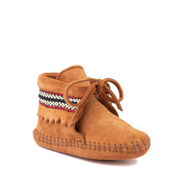 alternate view Minnetonka Braid Bootie - Baby / Toddler - BrownALT5