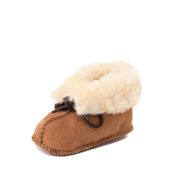 alternate view Minnetonka Sheepskin Bootie - Baby / Toddler - TanALT2