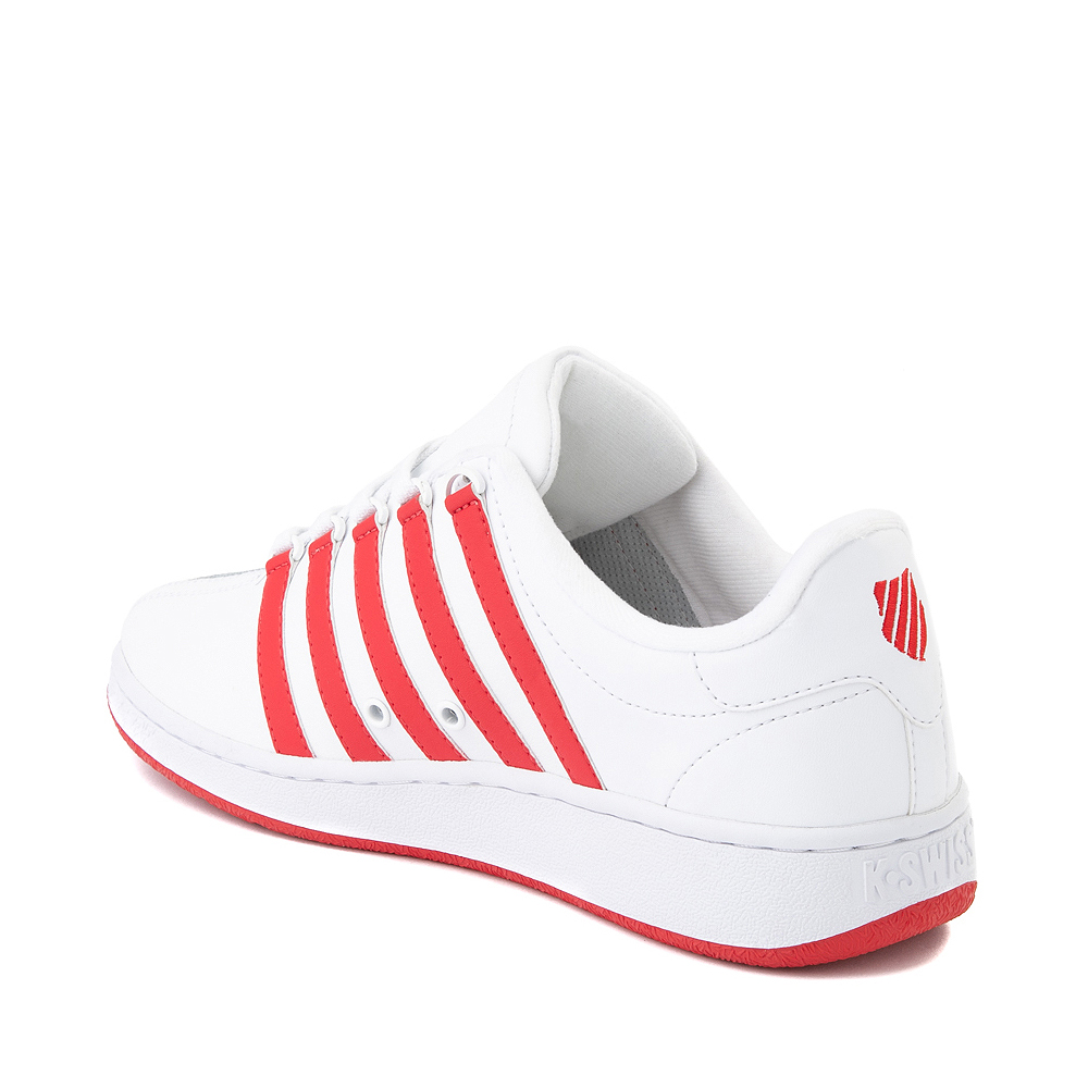 K Swiss Classic VN 03343-654-M Leather Red Mens Fashion Shoes Sneakers Sizes 