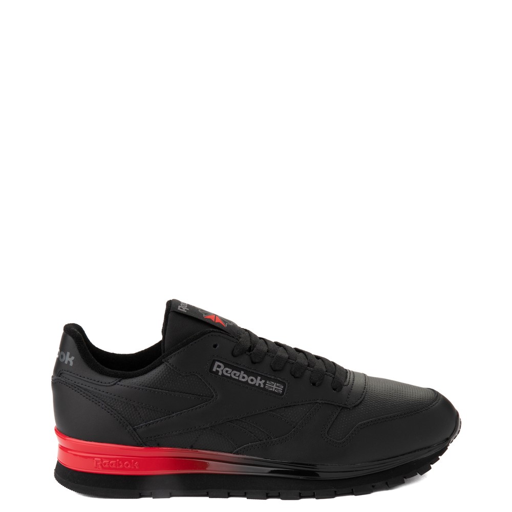 black and red reebok shoes