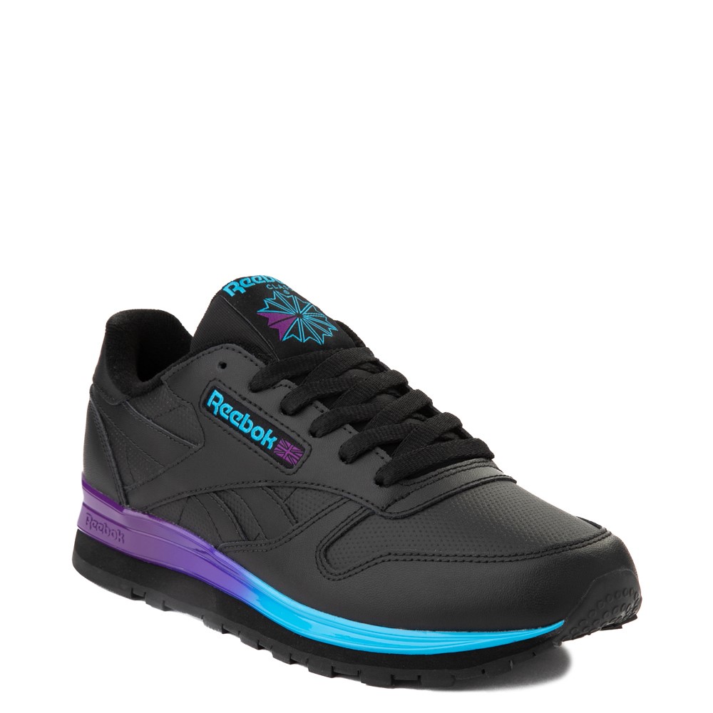 Womens Classic Leather Clip Athletic Shoe - Black / | Journeys