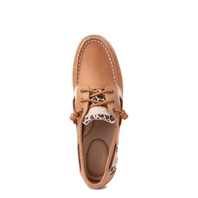 sperry top sider leopard print