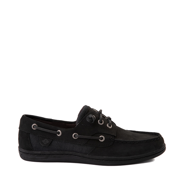 Main view of Womens Sperry Top-Sider Songfish Boat Shoe - Black