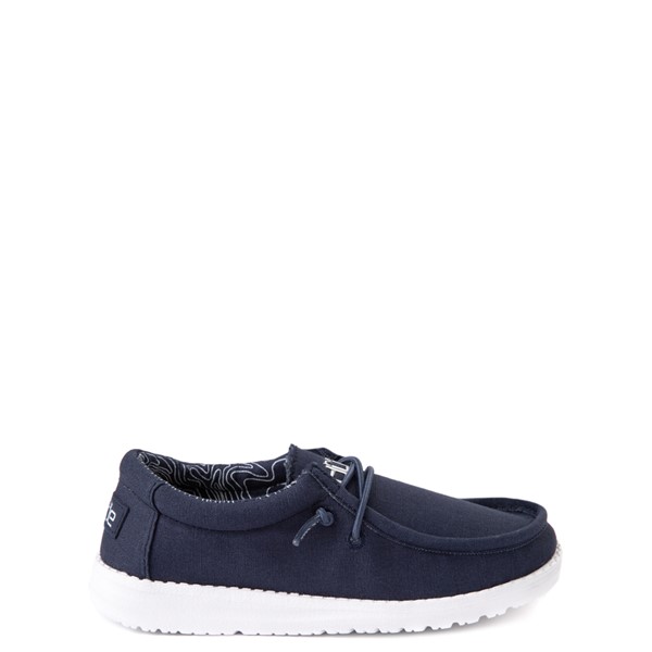 navy hey dude shoes