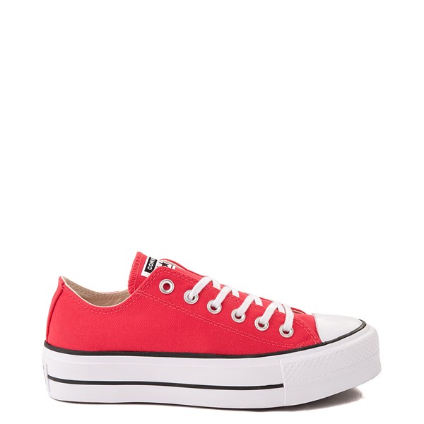 red platform converse shoes