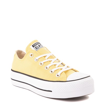 converse yellow platform