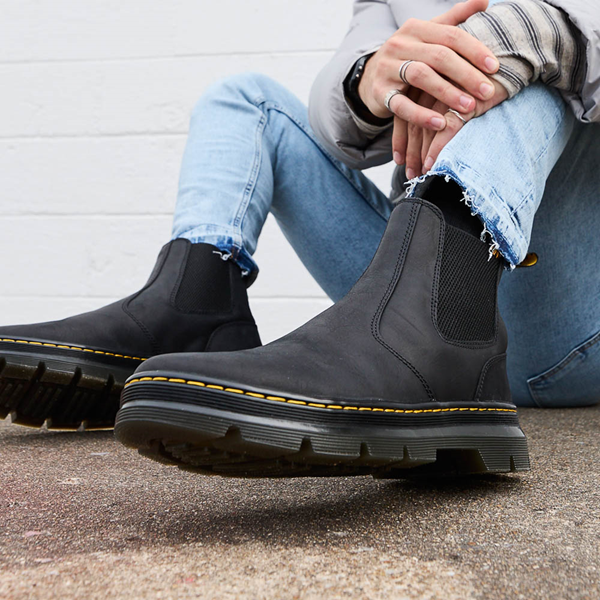 Main view of Dr. Martens 2976 Chelsea Tract Boot - Black