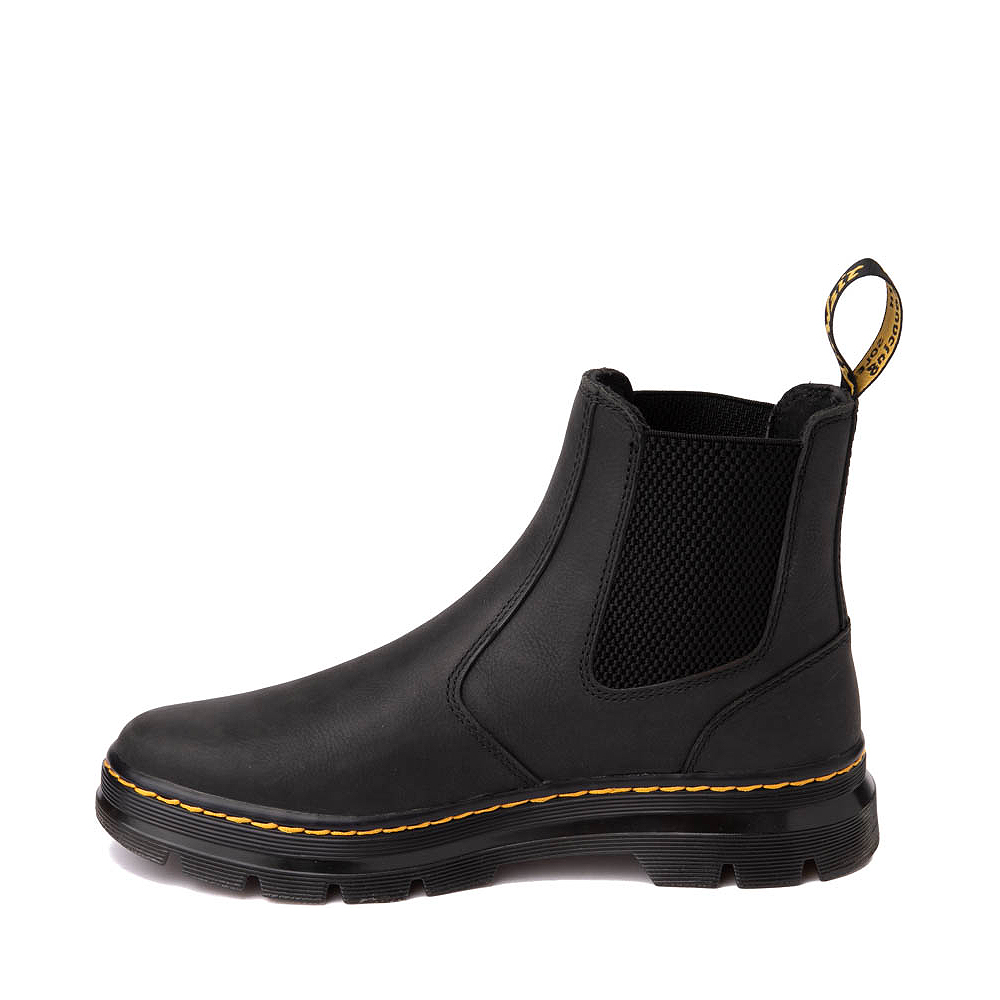 Embury Leather Casual Chelsea Boots in Black