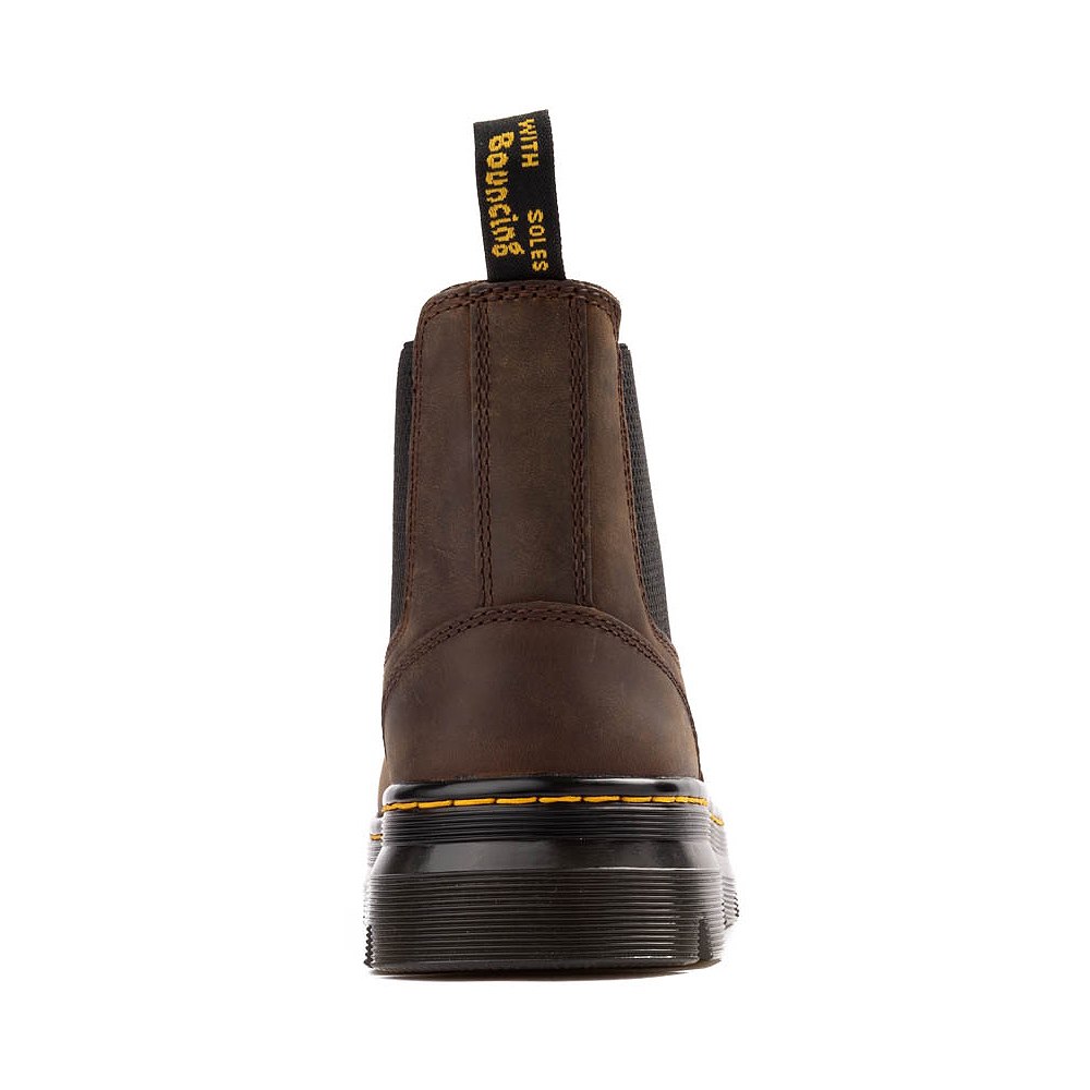Dr Martens Men 5 6W Boots Brown Leather Embury Chelsea Slip On Heavy Rugged Dr. Martens Embury Chelsea Boot - Dark Brown | Journeys main image 3