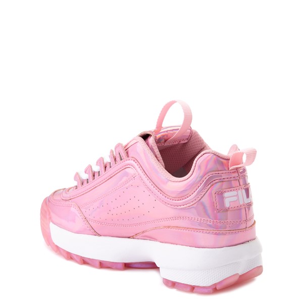 kids pink fila trainers