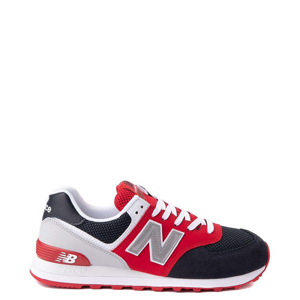 Mens New Balance 574 Athletic Shoe - Eclipse Blue / Red | Journeys ...