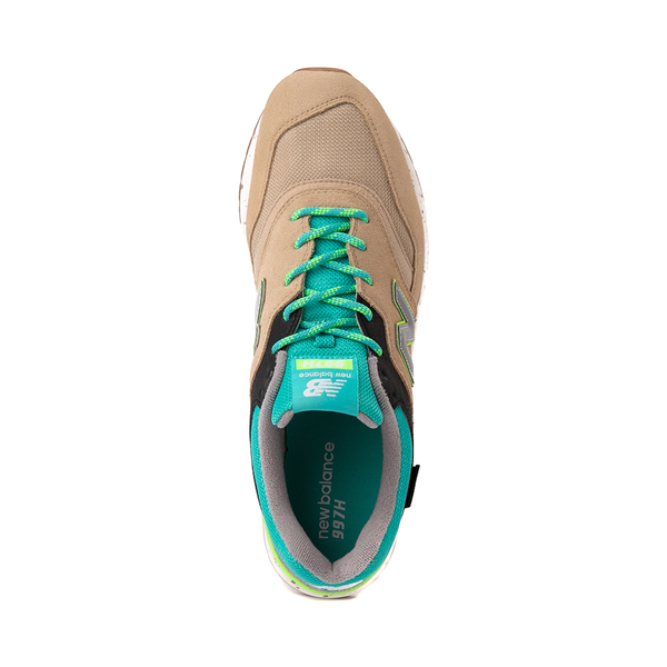 new balance men's 997h shoes tan with blue