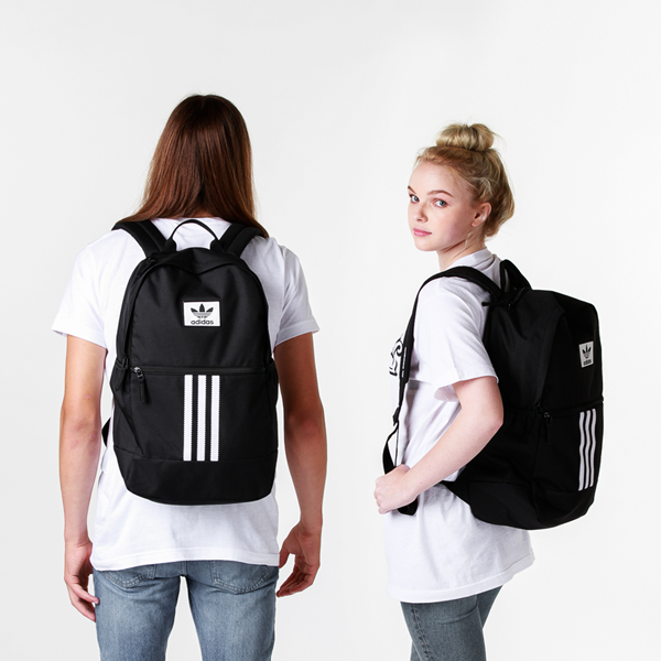alternate view adidas Originals Stacked Trefoil Backpack - BlackALT1BADULT