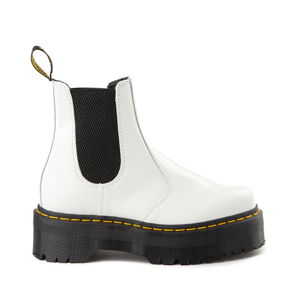 Main view of Dr. Martens 2976 Platform Chelsea Boot - White