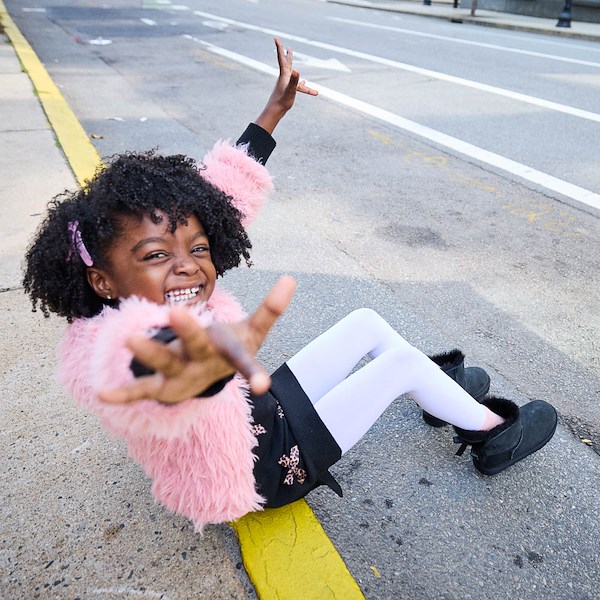 alternate view UGG® Mini Bailey Bow II Boot - Little Kid / Big Kid - BlackALT1B