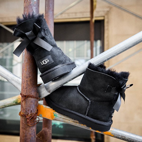 alternate view UGG® Mini Bailey Bow II Boot - Little Kid / Big Kid - BlackHERO