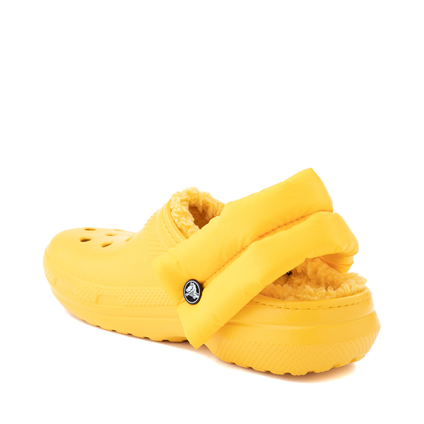 Crocs Classic Fuzz-Lined Neo Puff Clog - Canary | Journeys