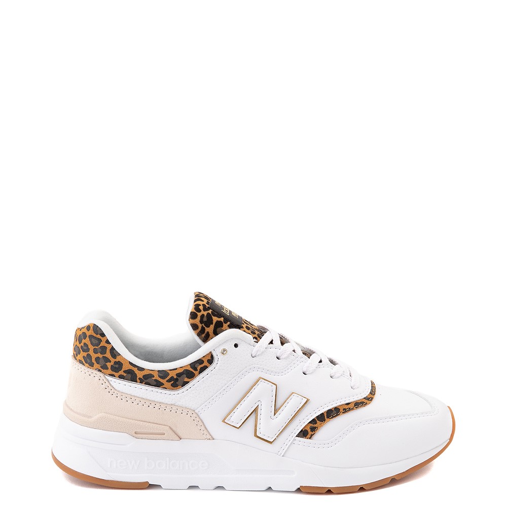 Womens New Balance 997H Athletic Shoe - White / Leopard
