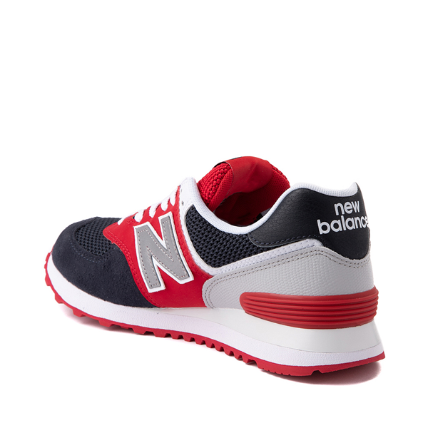 Womens New Balance 574 Athletic Shoe - Navy / Red / White | Journeys