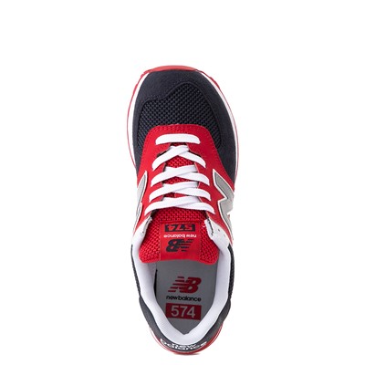 new balance 574 series navy blue womens trainers