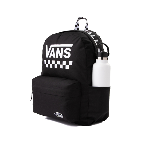 alternate view Vans Sporty Realm Checkerboard Backpack - Black / WhiteALT4