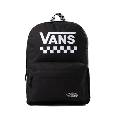 Alternate view of Vans Sporty Realm Checkerboard Backpack - Black / White