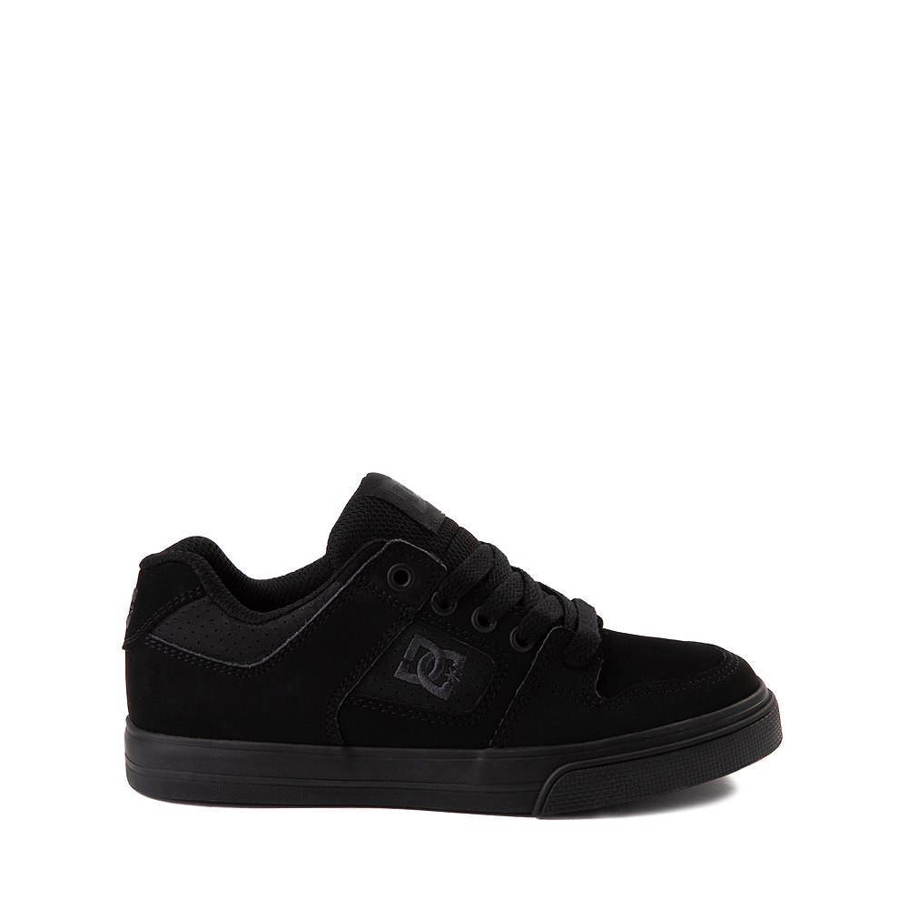 DC Pure Elastic Skate Shoes For Kids - Navy & Grey, Size 12 M US Little Kid