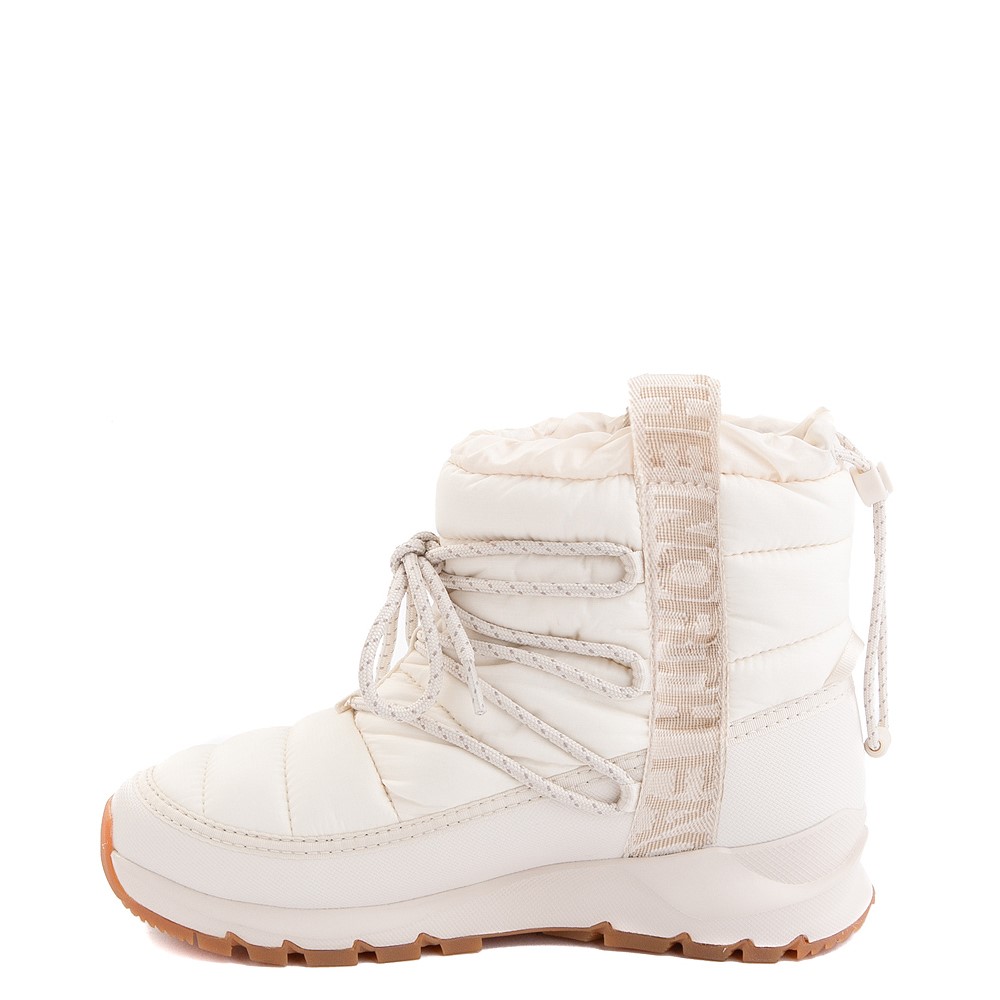 Womens The North Face Thermoball Lace Boot Vintage White Journeys