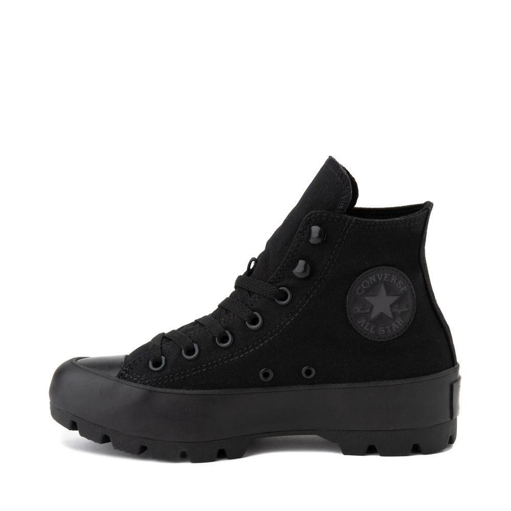 Womens Converse Chuck Taylor All Star Hi Lugged Sneaker - Black Monochrome  | Journeys