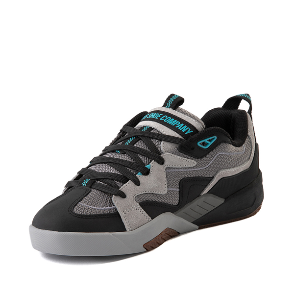 alternate view Mens DVS Devious Skate Shoe - Charcoal / Black / TurquoiseALT4