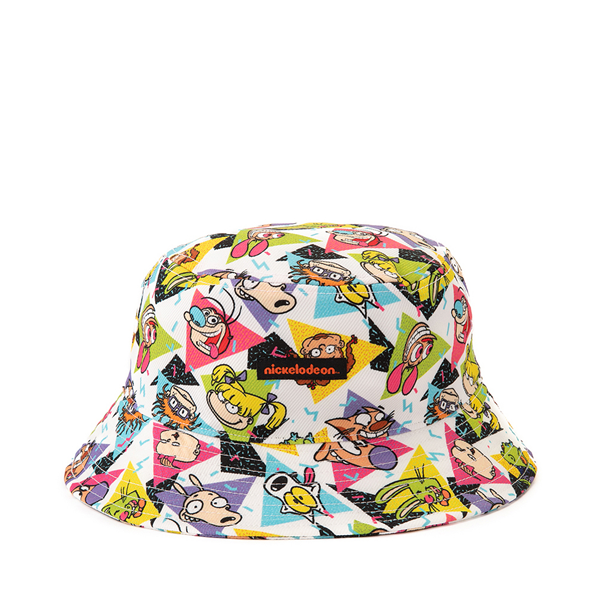 Main view of Nickelodeon Bucket Hat - White / Multicolor