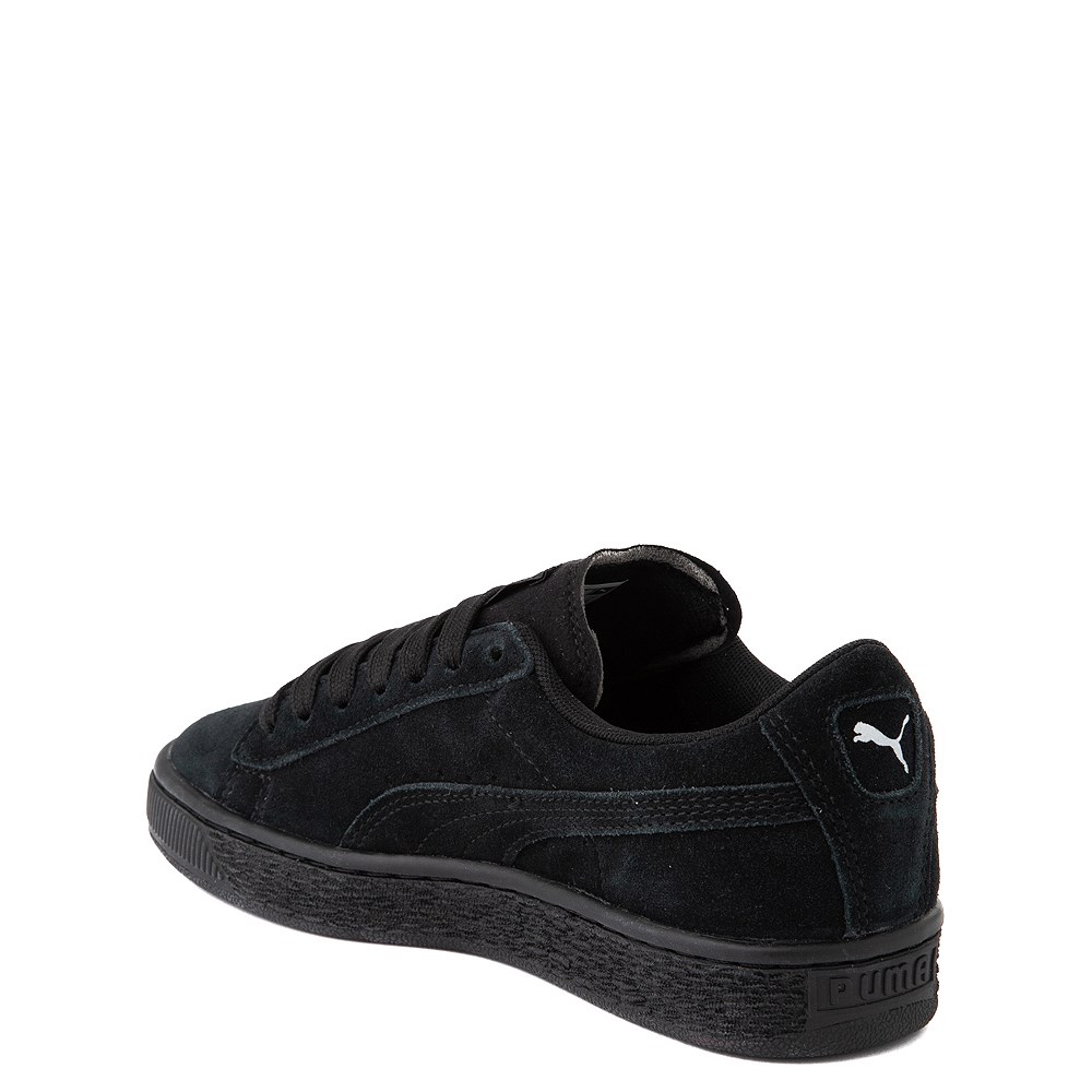 puma leather black shoes