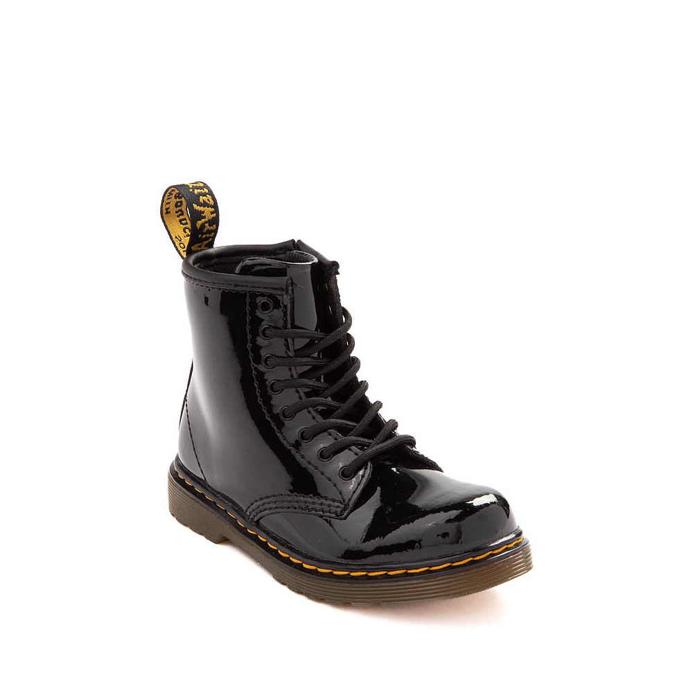 Dr. Martens 1460 8-Eye Patent Boot - Toddler - Black | Journeys Kidz