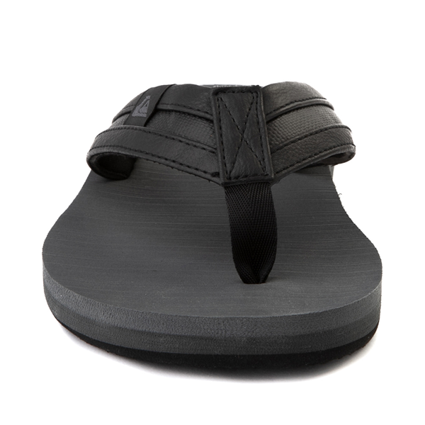 alternate view Mens Quiksilver Carver Squish Sandal - Black / GrayALT4